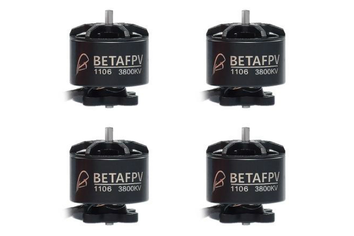 画像1: BETAFPV Beta95X V3 ブラシレスモーター 1106 3800KV Brushless Motors(4pcs)【17290】 (1)