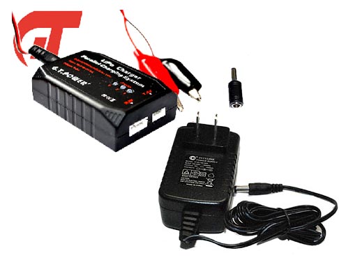 画像1: GTPOWER　2S＆3Sバランス充電器 パラレルチャージングシステム　（簡単にセルごとの充電）100V入力アダプター付PSE対応品【11039】 (1)