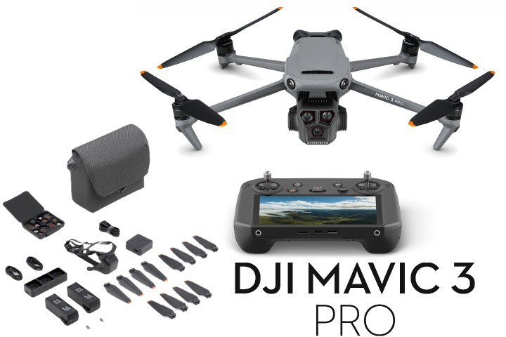 画像1: DJI Mavic 3 Pro Fly More Combo(DJI RC PRO 送信機付)【20284】 (1)