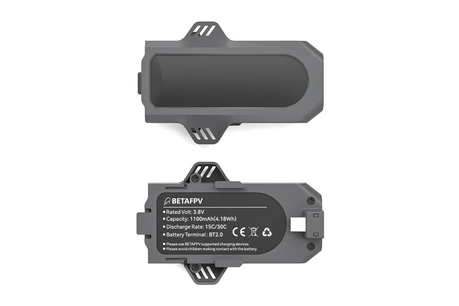 画像1: BETAFPV バッテリー【1100mAh】Aquila16 Exclusive Battery (2PCS)(N/Sモード用)【20969】 (1)